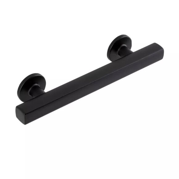 Sumner Street Home Hardware 10pk 3-1/2" Flynn Flatbar Pull in Matte Black NEW - Picture 2 of 2